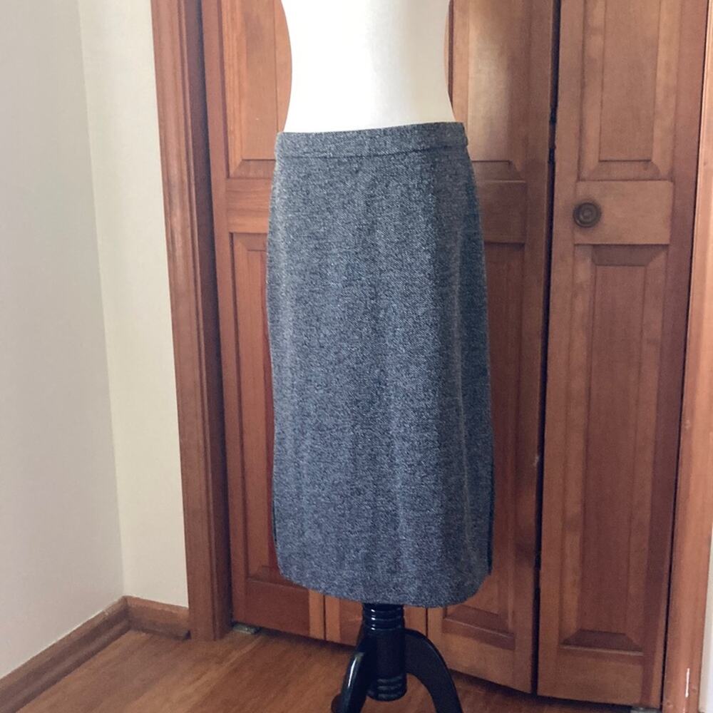 Ann Taylor Charcoal Straight Skirt, Size S